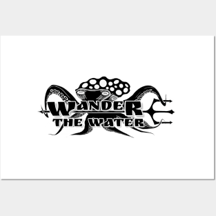 Wander the Water - funny spearfishing quotes Posters and Art